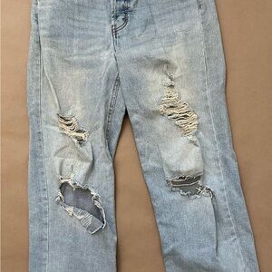 Wild Fable Ripped Light Blue Boyfriend Jeans